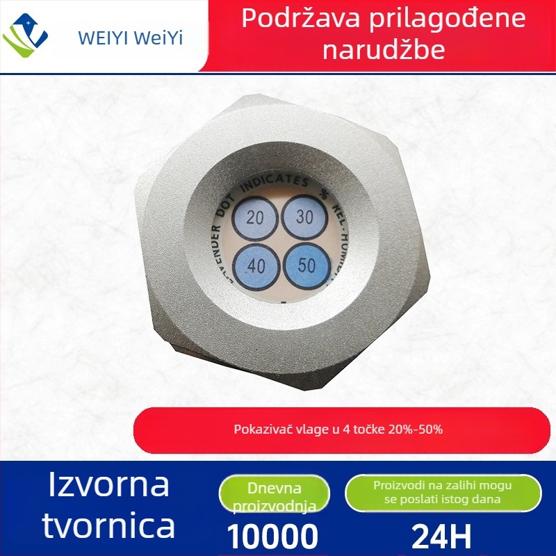 Indikator vlage za zrakoplovnu i vojnu opremu, 4-točkoni, srebrni aluminijski spoj