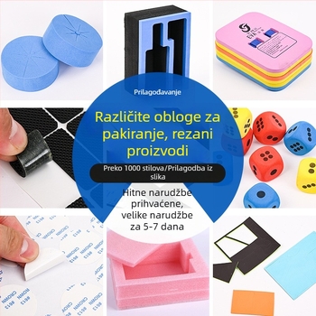 EPDM plamenootporna EVA pjena brtvna traka, anti-aging, otporna na visoke temperature, ublažava udarce, visoke gustoće