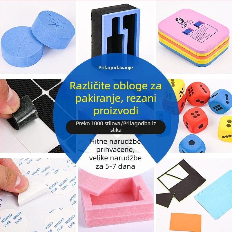 EPDM plamenootporna EVA pjena brtvna traka, anti-aging, otporna na visoke temperature, ublažava udarce, visoke gustoće