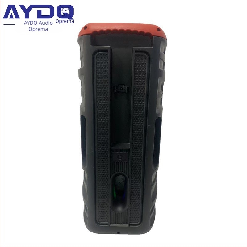 Bluetooth zvučnik s žičanim mikrofonom, dvostruki 8-inčni zvučnici, prenosni vanjski audio uređaj, 30W, Bluetooth 5.0, 40Hz–20kHz, SNR ≥70dB, ugrađena baterija 800–1000mAh
