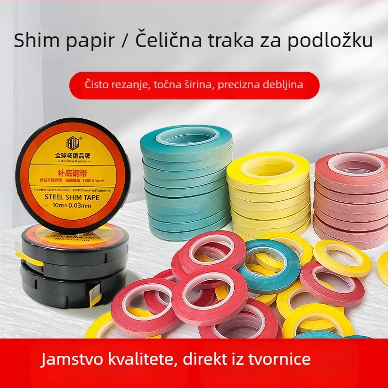 Aiboli set noževa za izrezivanje osnovnog papira, ploča za izrezivanje od čelične trake i kompenzacijski tlak