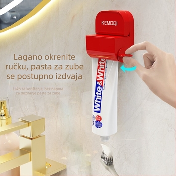 Automatski istiskivač zubne paste — KEMOQI, sladak, praktičan kućni gadget; Čisto skladištenje, 76 g, za djecu od 3 godine