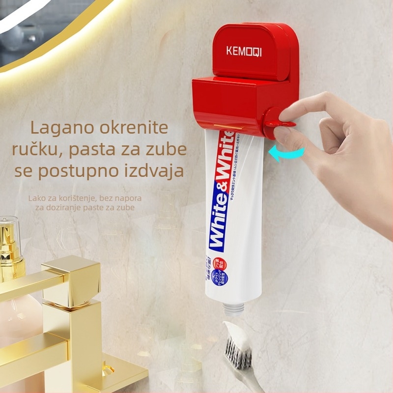 Automatski istiskivač zubne paste — KEMOQI, sladak, praktičan kućni gadget; Čisto skladištenje, 76 g, za djecu od 3 godine