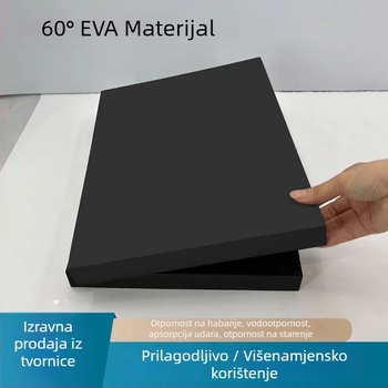 EVA pjena ploča – visoka gustoća 38, unutarnja zaštita od udara, prilagodljivo graviranjem ili otiskom, opcije flokiranja i lijepljenja