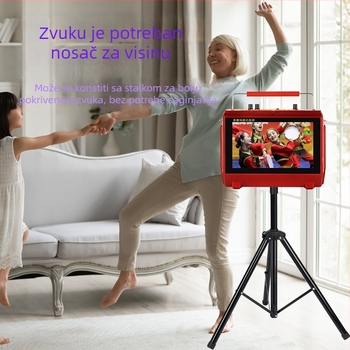 Prenosni Bluetooth zvučnik s ugrađenim zaslonom za vanjsku upotrebu