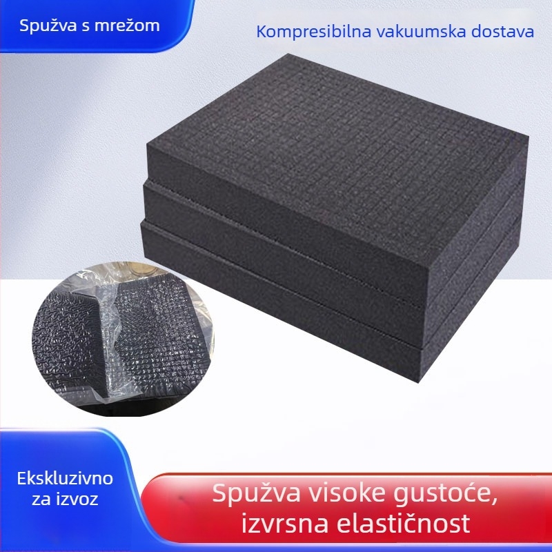 Odvojiva mrežasta spužva s unutarnjim jezgrom za kutiju za pakiranje, DIY dizajn, kompresibilna vaku spužva