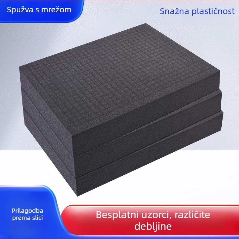 Odvojiva mrežasta spužva s unutarnjim jezgrom za kutiju za pakiranje, DIY dizajn, kompresibilna vaku spužva