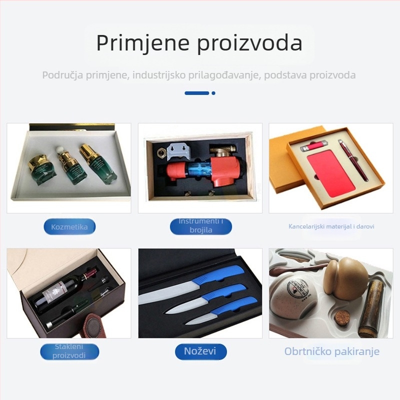 Odvojiva mrežasta spužva s unutarnjim jezgrom za kutiju za pakiranje, DIY dizajn, kompresibilna vaku spužva