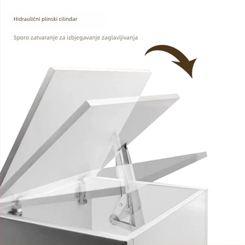 Gasna opruga za vrata ormara — 201 nehrđajući čelik, model Xk1206, univerzalna primjena, moderni minimalistički stil