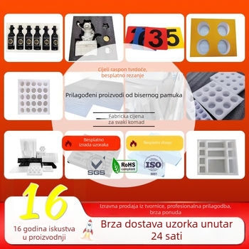Pearl Cotton rolna podstava – ePE zaštita za šok-otpornu kutiju za darove, listni materijal s prilagodbom. Debljina: 10–50 mm. Brand: wenyue. Primjena: zrakoplovstvo, precizni instrumenti, vojna oprema, unutarnja podloga kutije alata, medicinski alati, igr