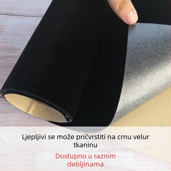 Samozaljepiva baršunasta flokirana tkanina za kutiju za prstenje – Materijal: Vuna; Marka: Other