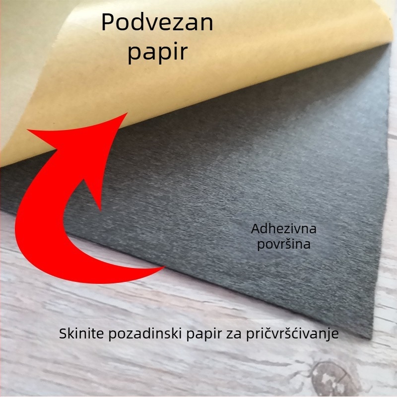 Samozaljepiva baršunasta flokirana tkanina za kutiju za prstenje – Materijal: Vuna; Marka: Other