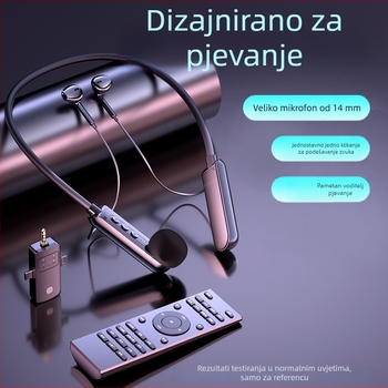 AI zvučna kartica s integriranim slušalicama i mikrofonom za prijenos uživo, raspon frekvencija 20Hz–20kHz, SNR ≥100 dB
