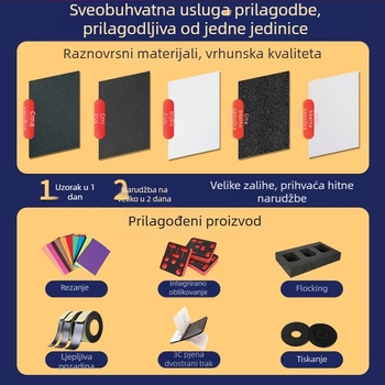EVA pjena ploča i jastučići za pakiranje, unutarnja potpora, rezanje i prilagodba EVA materijala