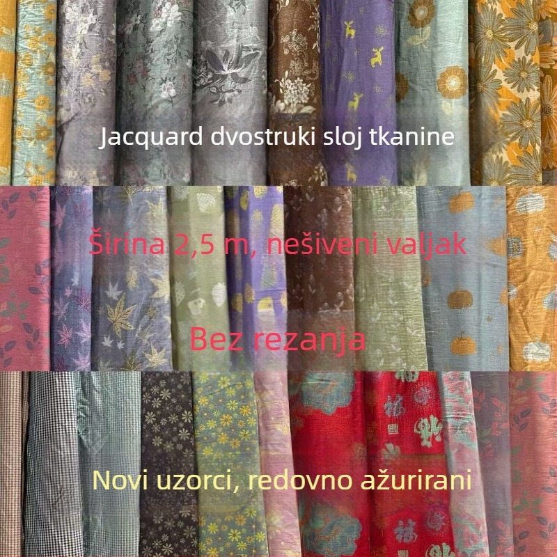 Dvostruko slojevita gaze od 100% pamuka, pastoralni cvjetni uzorak, meka, nježna prema koži i prozračna, pogodna za majke i bebe