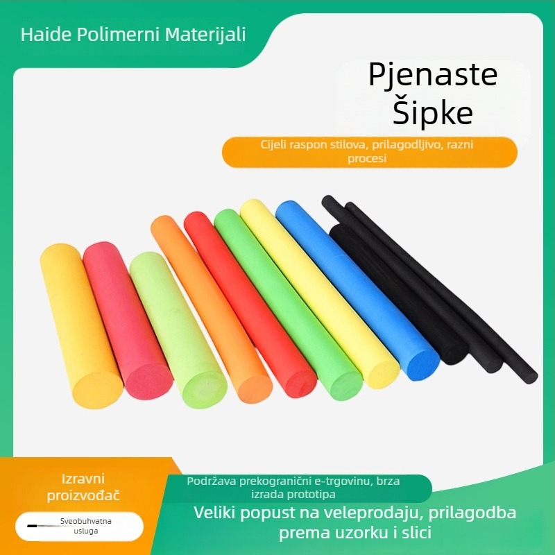 EVA špongasti štapić za kovrče, šarena, lagan i izdržljiv (Gustoća: 18 kg/m³; Materijal: spužva; Značka: Hyde)