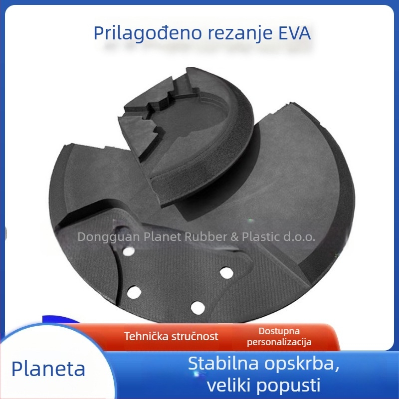 EVA integrirani oblikovani dio s žljebovima, posebnog oblika, gustoća 38, otisak, brend Planet, prilagođen