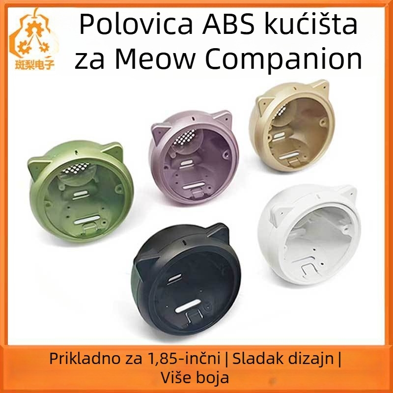 Meow Companion EchoEar ABS kućište, kompatibilno s Xiao Zhi AI LCD zaslonom