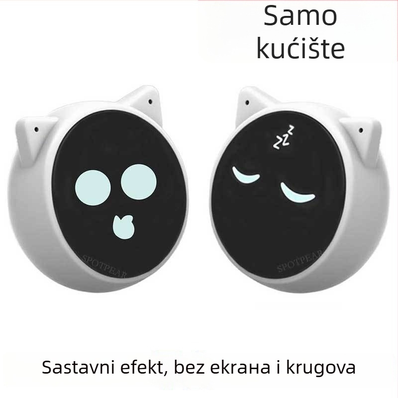 Meow Companion EchoEar ABS kućište, kompatibilno s Xiao Zhi AI LCD zaslonom