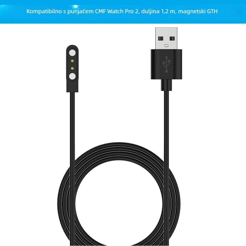 Magnetski kabel za punjenje CMF Pro2 pametni sat, Zhuo Huan, kompatibilan s CMF Pro2