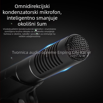 DR-01 Kondenzacijski bežični stolni mikrofon za računalo, 100Hz-20kHz, SNR ≥75dB