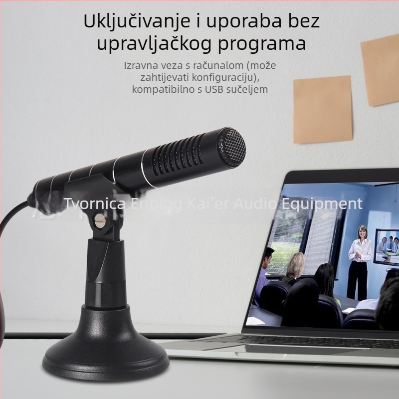 DR-01 Kondenzacijski bežični stolni mikrofon za računalo, 100Hz-20kHz, SNR ≥75dB
