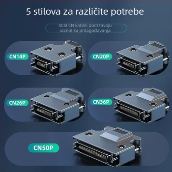 Višekanalni SCSI kabel za spajanje pogona, servo pogonski kabel, industrijski signalni kabel i kabel upravljanja.