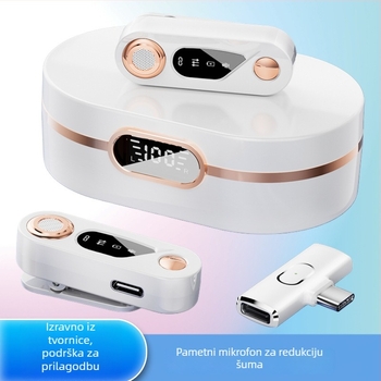 Shiso S36 Lavalier Mikrofón s Digitalnim Zaslonom, Omnidirekcijski Prijem, 20Hz-20kHz, SNR ≥70dB