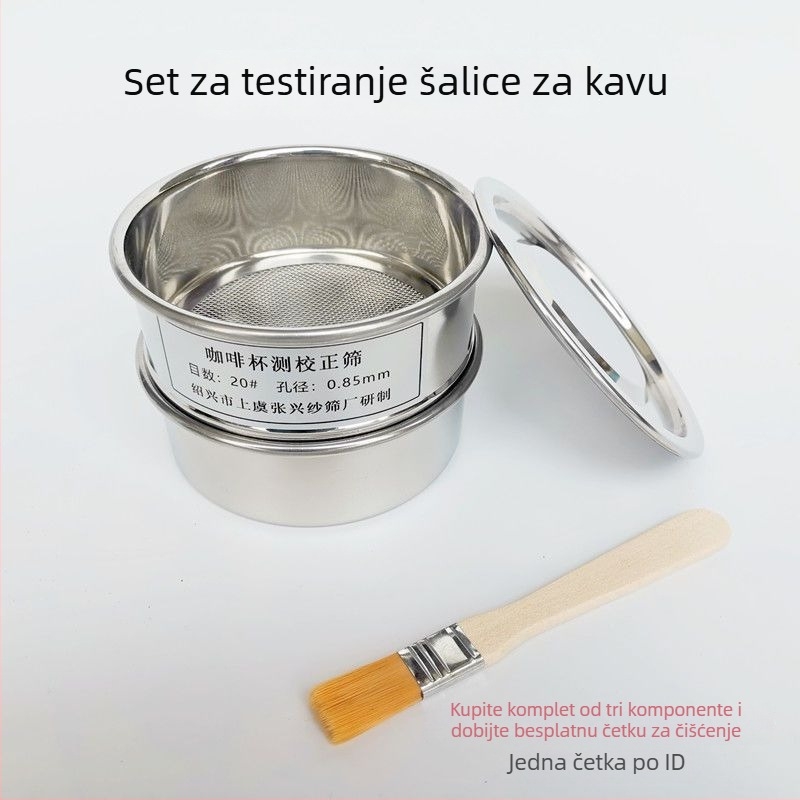 Sito za kalibriranje kave, 20 mreža, otvori 0,85 mm, nehrđajući čelik