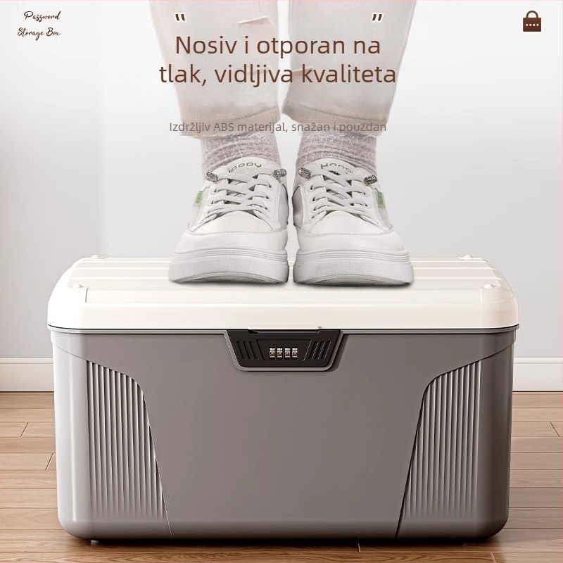 Lockable ABS kutija za pohranu lozinki, kapacitet 10–20 L, otporná na prašinu i vlagu, bez montaže