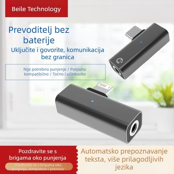 Prevoditelj 140 jezika, bez baterije, simultani prijevod, prijevod slika, učenje engleskog, AI pametan poklon, prijenosno