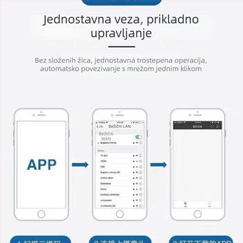 Pametna kamera (1080p, 3,6 mm objektiv, noćni vid, upravljanje mobilnom aplikacijom, unutarnja upotreba)