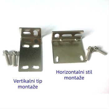 Kvadratni fotoelektrični senzor-prekidač E3Z-D61/62/81/T61, CX442, LS61 s fiksnim željeznim nosačem