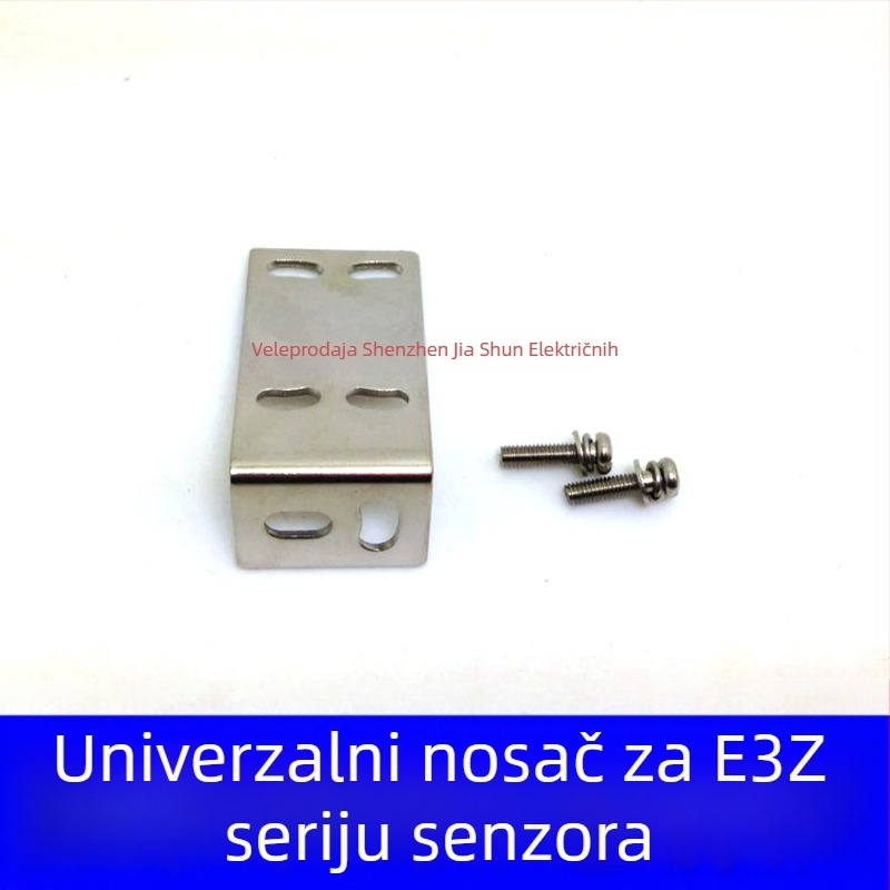 Kvadratni fotoelektrični senzor-prekidač E3Z-D61/62/81/T61, CX442, LS61 s fiksnim željeznim nosačem
