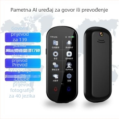 AI glasovni prevoditelj 139 jezika, offline prijevod, prijevod fotografija, za poslovna putovanja