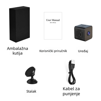 X1 HD WiFi kamera za daljinsko praćenje – bežična pametna kućna sigurnosna kamera za vanjsku upotrebu i sport