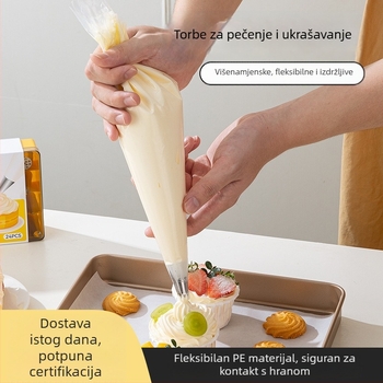 Torba za ukrašavanje, prehrambene kvalitete PE, jednokratna, Grilled leshi, za pečenje
