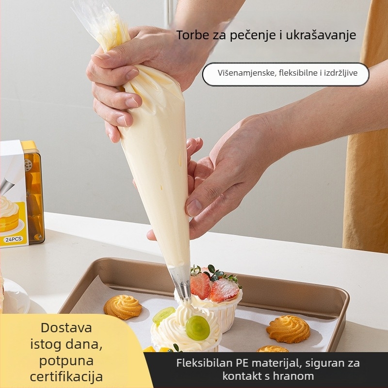 Torba za ukrašavanje, prehrambene kvalitete PE, jednokratna, Grilled leshi, za pečenje