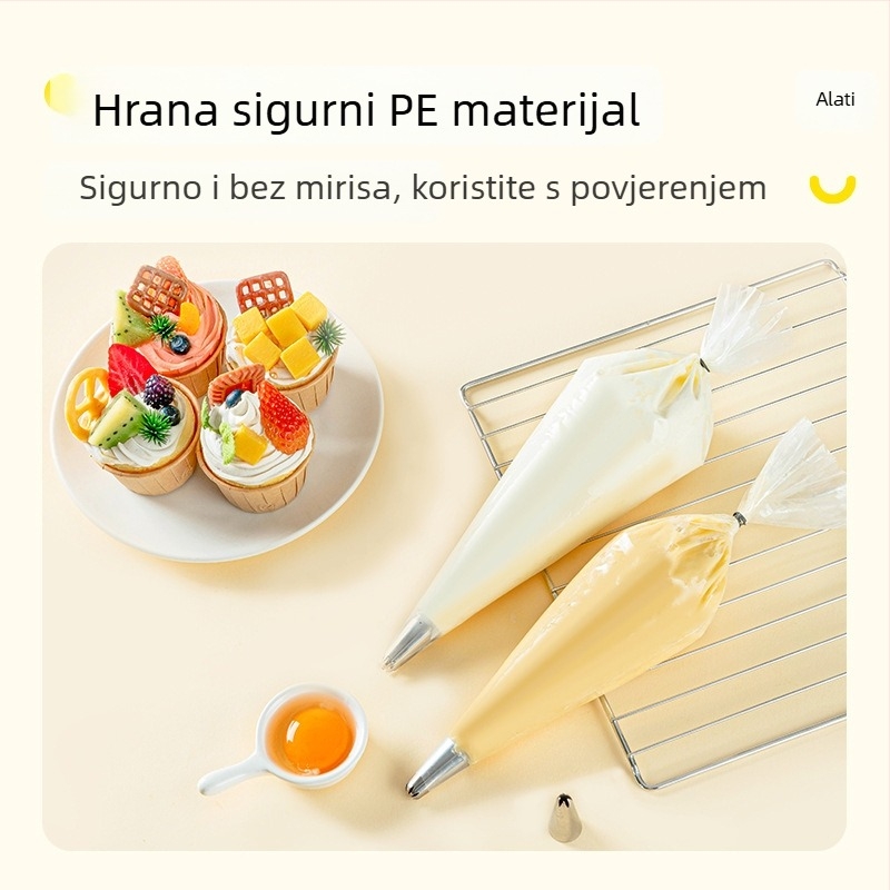 Torba za ukrašavanje, prehrambene kvalitete PE, jednokratna, Grilled leshi, za pečenje