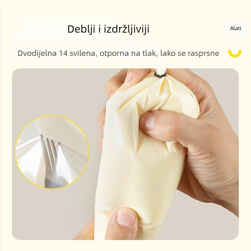 Torba za ukrašavanje, prehrambene kvalitete PE, jednokratna, Grilled leshi, za pečenje
