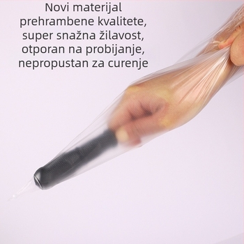 Guste jednokratne vrećice za ukrašavanje hrane, trokutaste vrećice za kremu i glazuru, za dječju hranu i pečenje
