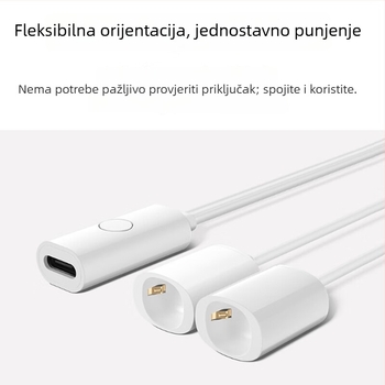 Huawei pametne naočale magnetski kabel za napajanje, druga generacija, USB-C ženski priključak, 1 na 2 magnetska kabel