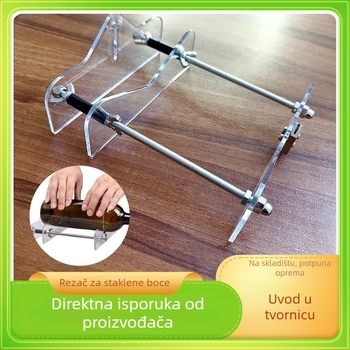 Rolni rezač za staklene boce s akrilnim valjkom za DIY projekte boca vina kod kuće