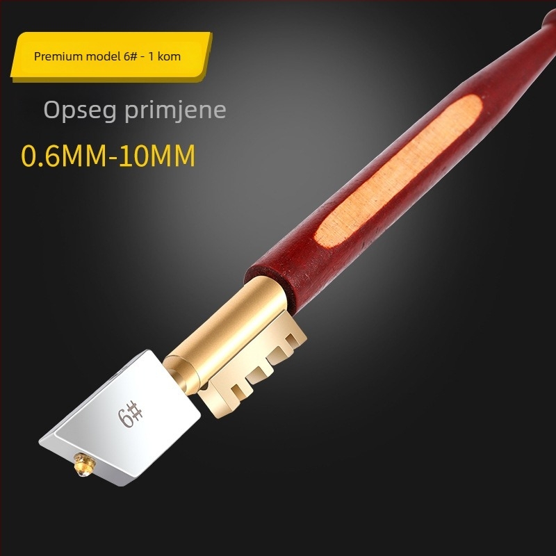 Westino Dijamantni rezač stakla za debelo staklo i rezanje keramičkih pločica – kućna upotreba