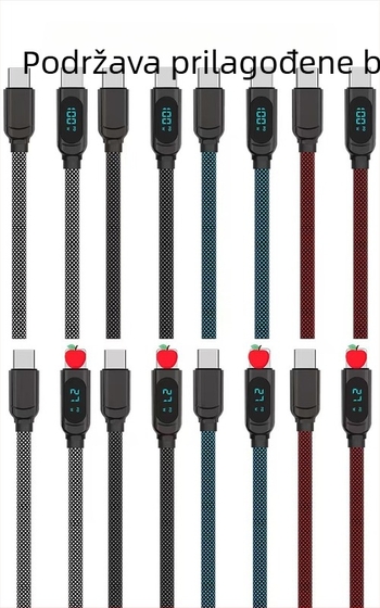 PD kabel za podatke i napajanje, dvostruki Lightning i Type-C, brzo punjenje 5V3A, cinkova legura