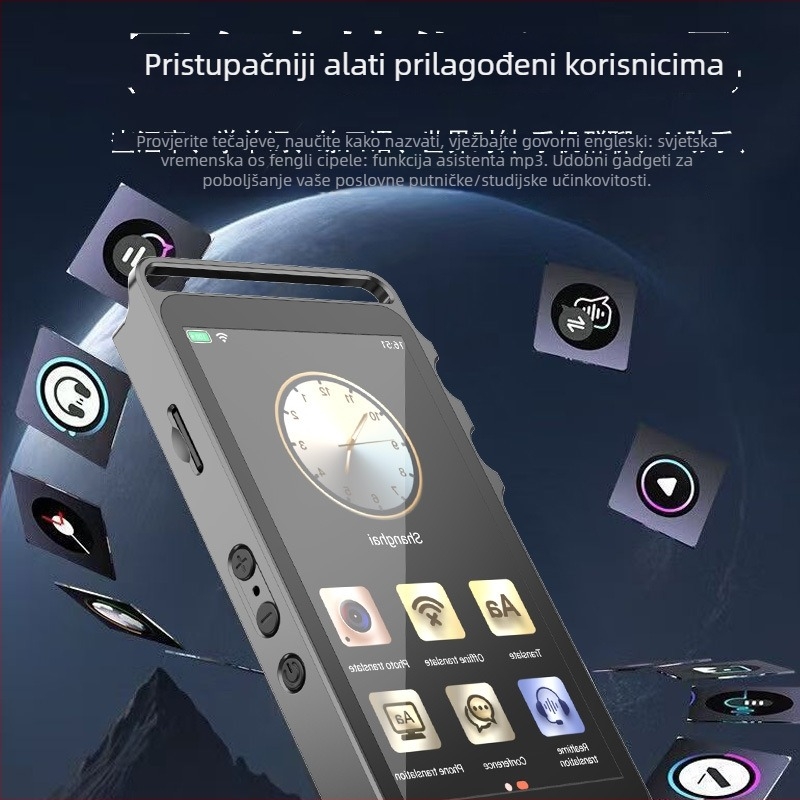 Višeznačni prevoditelj sa simultanim prijevodom, offline AI učenje engleskog, snimanje konferencija, prijevod fotografija, Type-C sučelje