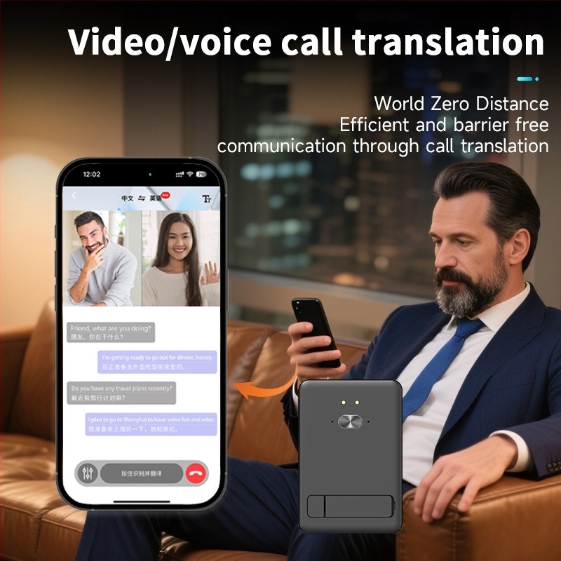AI glasovni prevoditelj — prevoditelj za video pozive, prijevod među aplikacijama, offline razgovor, Bluetooth klip