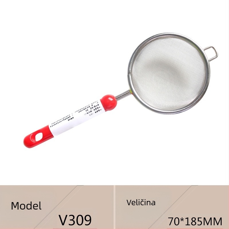 Sito za šećer u prahu od Three functions, modeli V309/V310/V311, nehrđajući čelik, ručna upotreba, za pečenje