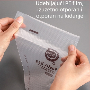 Debela vrećica za ukrašavanje za komercijsku pećarstvo – kolači i torti, jednokratna i višekratna upotreba