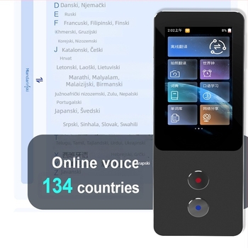 Offline govorni prevoditelj za arapski, 135 jezika, olovka za prijevod, Android, Bluetooth, model T9PRO